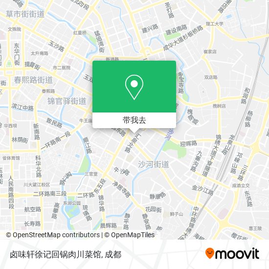 卤味轩徐记回锅肉川菜馆地图