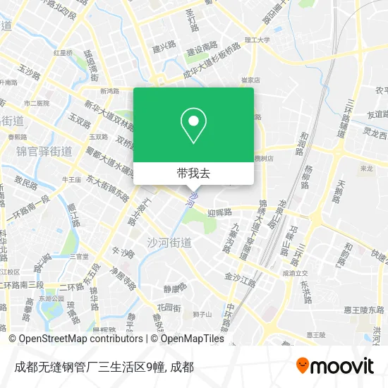 成都无缝钢管厂三生活区9幢地图