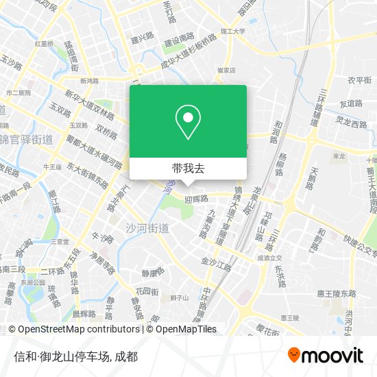 信和·御龙山停车场地图