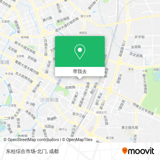 东桂综合市场-北门地图