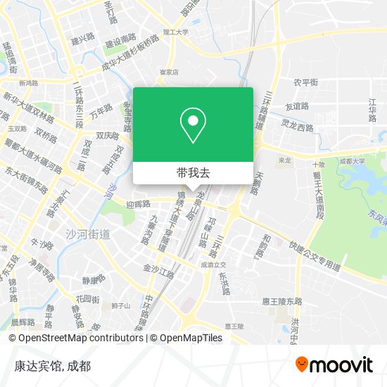 康达宾馆地图
