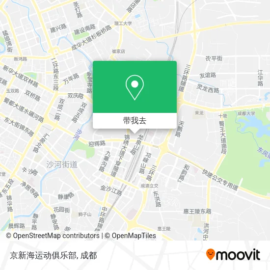 京新海运动俱乐部地图