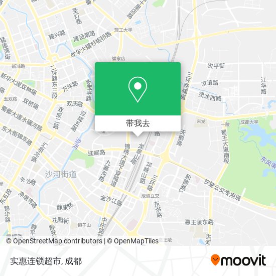 实惠连锁超市地图