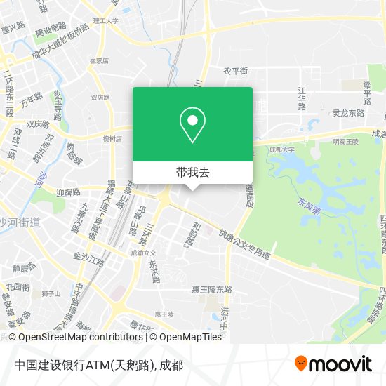 中国建设银行ATM(天鹅路)地图