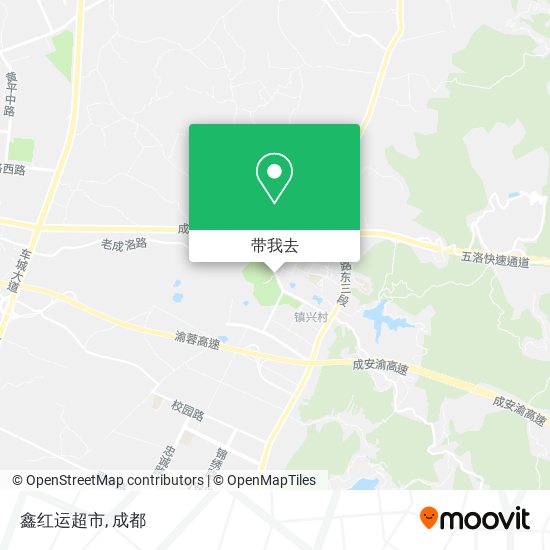 鑫红运超市地图