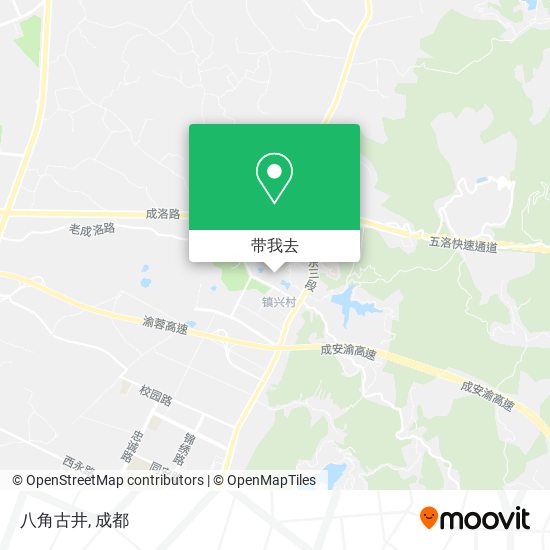 八角古井地图