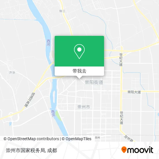 崇州市国家税务局地图