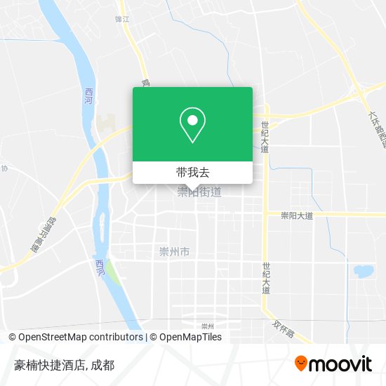 豪楠快捷酒店地图