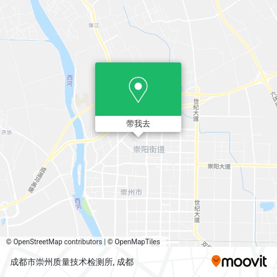 成都市崇州质量技术检测所地图
