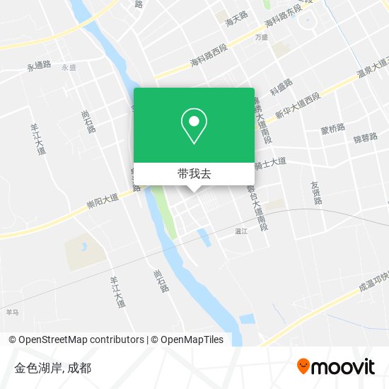金色湖岸地图