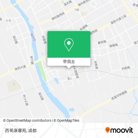 西蜀康馨苑地图