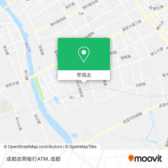 成都农商银行ATM地图