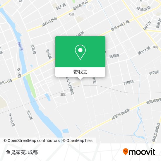 鱼凫家苑地图