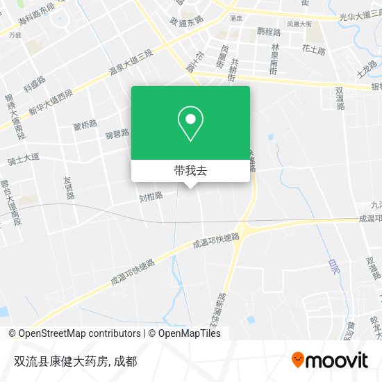 双流县康健大药房地图
