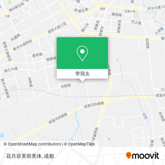 花月容美容美体地图