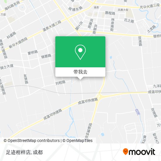 足迹柑梓店地图