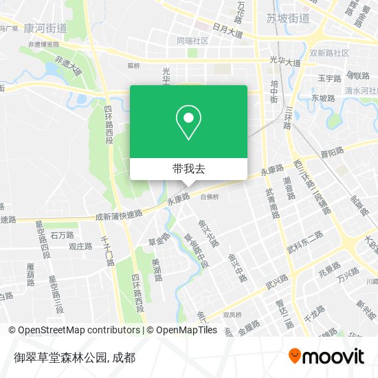 御翠草堂森林公园地图