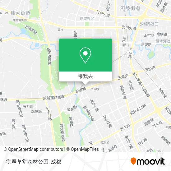 御翠草堂森林公园地图