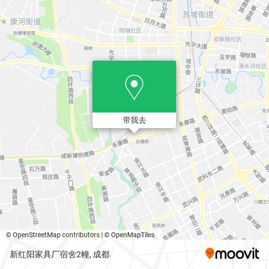 新红阳家具厂宿舍2幢地图