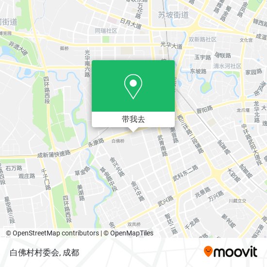 白佛村村委会地图