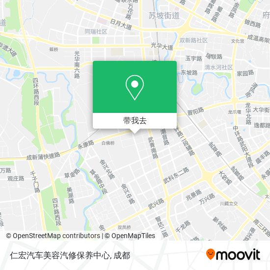 仁宏汽车美容汽修保养中心地图