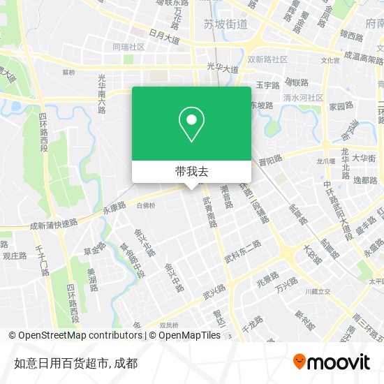 如意日用百货超市地图