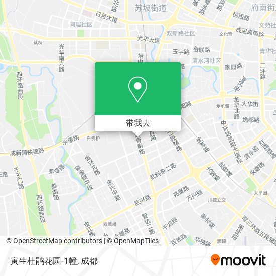 寅生杜鹃花园-1幢地图