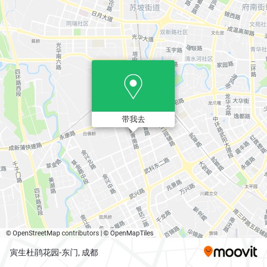 寅生杜鹃花园-东门地图