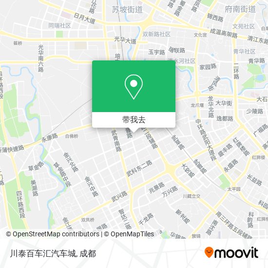 川泰百车汇汽车城地图
