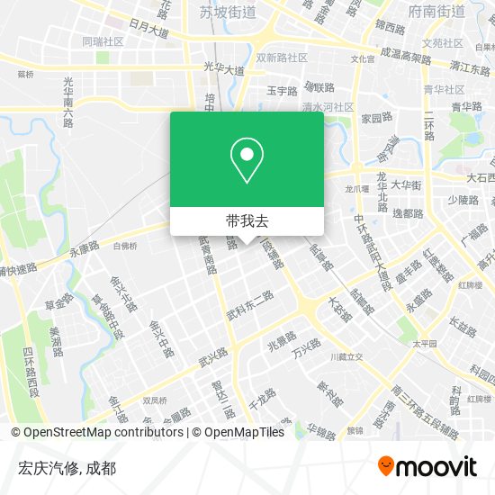 宏庆汽修地图
