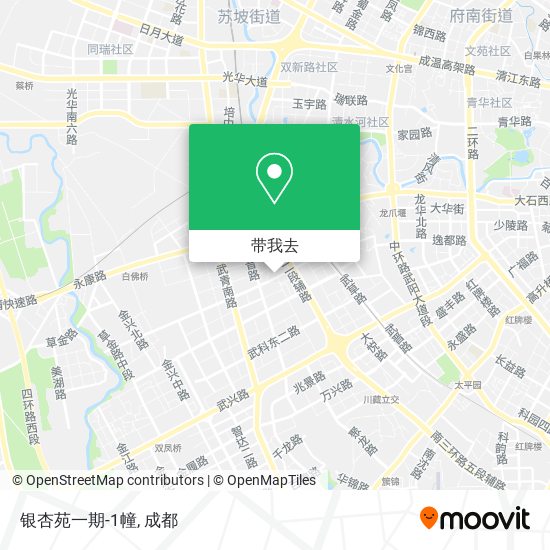 银杏苑一期-1幢地图