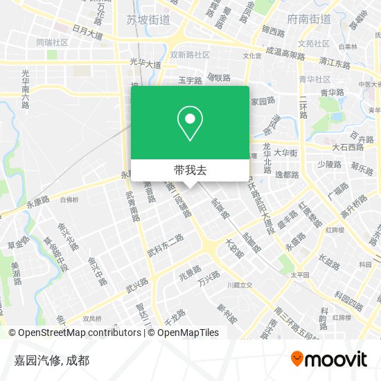 嘉园汽修地图