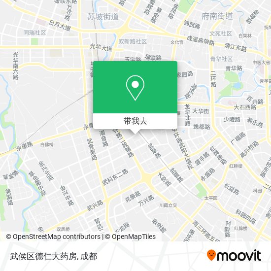 武侯区德仁大药房地图