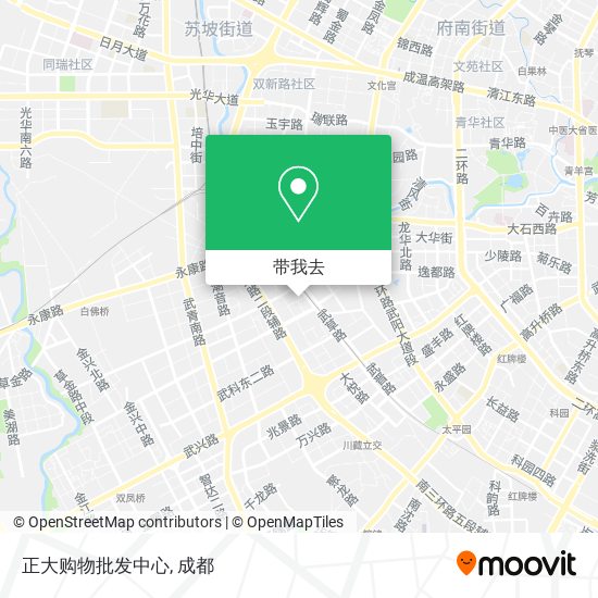 正大购物批发中心地图