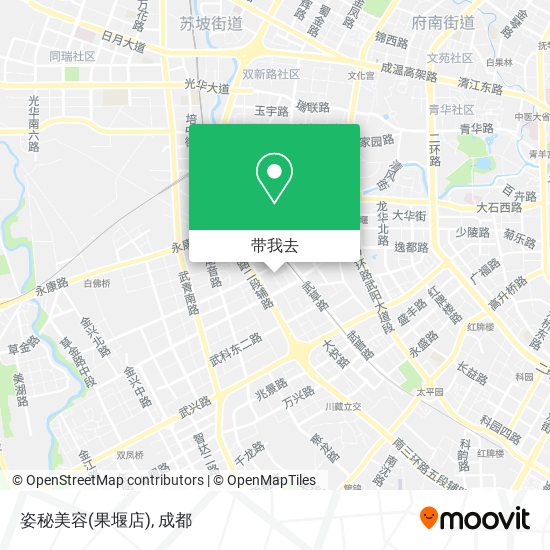 姿秘美容(果堰店)地图