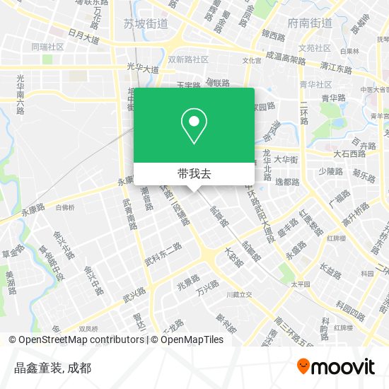 晶鑫童装地图