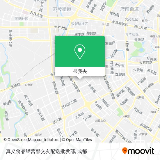 真义食品经营部交友配送批发部地图