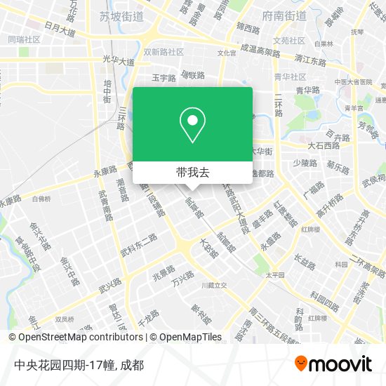 中央花园四期-17幢地图