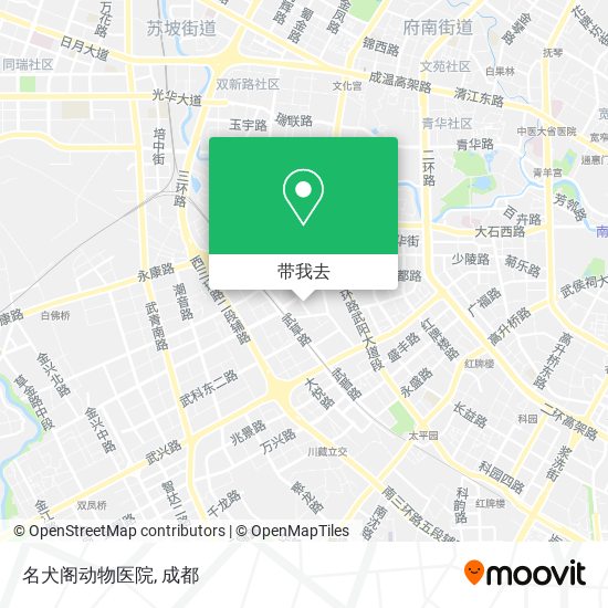 名犬阁动物医院地图