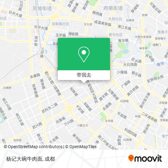 杨记大碗牛肉面地图