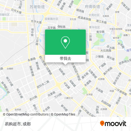 易购超市地图