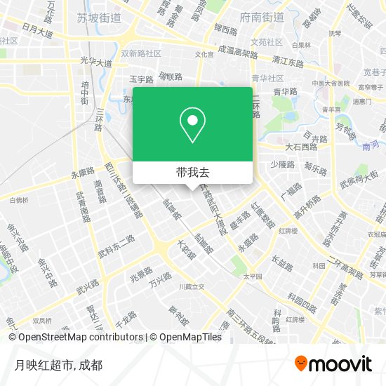 月映红超市地图