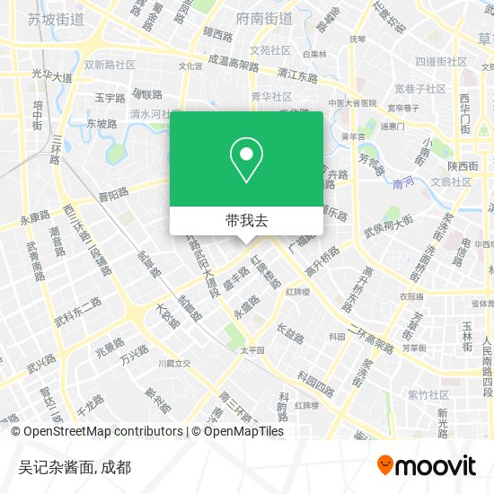 吴记杂酱面地图