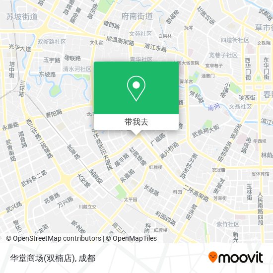 华堂商场(双楠店)地图