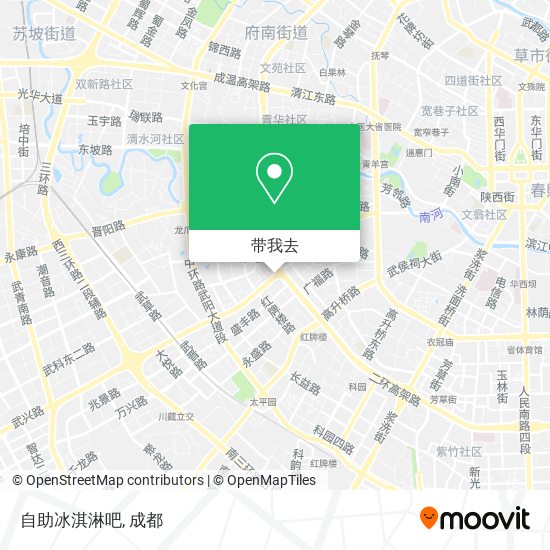 自助冰淇淋吧地图