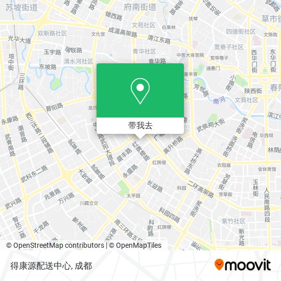 得康源配送中心地图