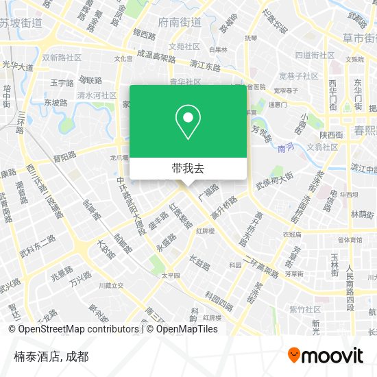 楠泰酒店地图