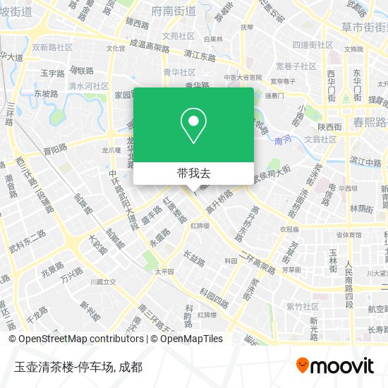 玉壶清茶楼-停车场地图