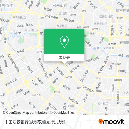 中国建设银行(成都双楠支行)地图