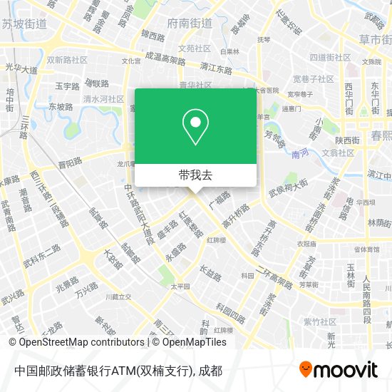 中国邮政储蓄银行ATM(双楠支行)地图